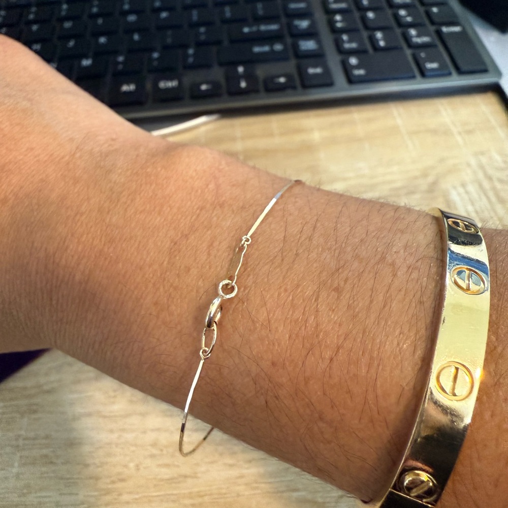 Catbird 14kThreadbare Bracelet
